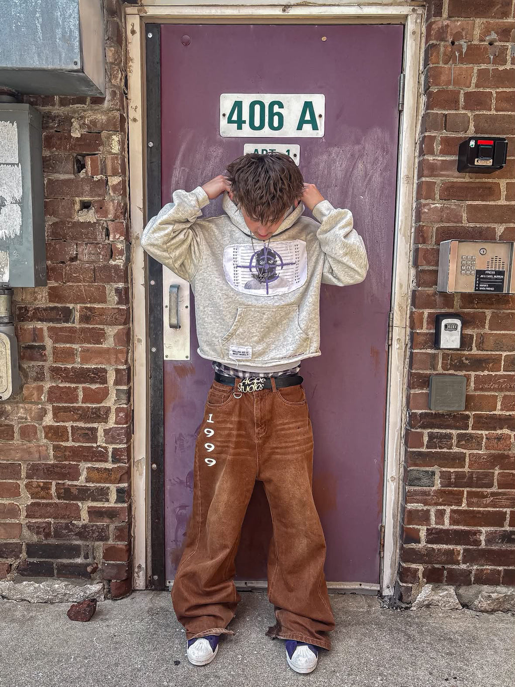 1999 brown baggy pants