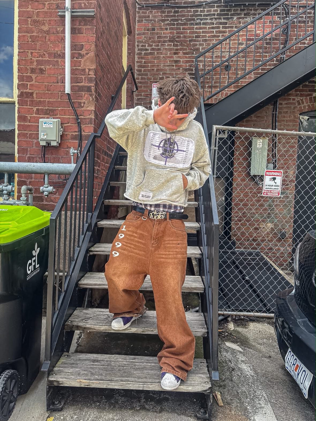 1999 brown baggy pants